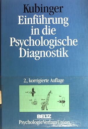 Seller image for Einfhrung in die psychologische Diagnostik. for sale by books4less (Versandantiquariat Petra Gros GmbH & Co. KG)