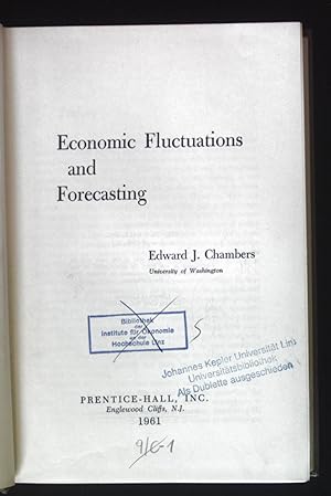 Imagen del vendedor de Economic Fluctuations and Forecasting. a la venta por books4less (Versandantiquariat Petra Gros GmbH & Co. KG)