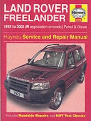 Seller image for Land Rover Freelander Service and Repair Manual (Haynes Service and Repair Manuals) for sale by WeBuyBooks