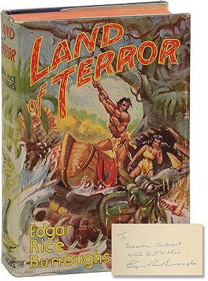 Bild des Verkufers fr Land of Terror (First Edition, inscribed by the author) zum Verkauf von Royal Books, Inc., ABAA