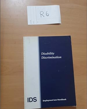 Bild des Verkufers fr Disability Discrimination IDS Employment Law Handbook zum Verkauf von UK LAW BOOK SELLERS LTD