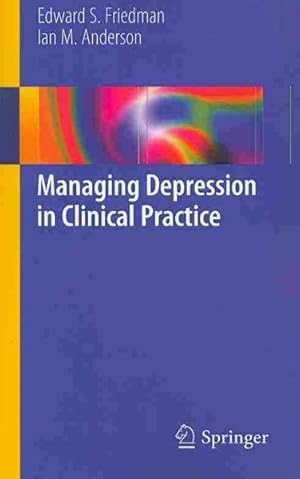 Imagen del vendedor de Managing Depression in Clinical Practice a la venta por GreatBookPrices