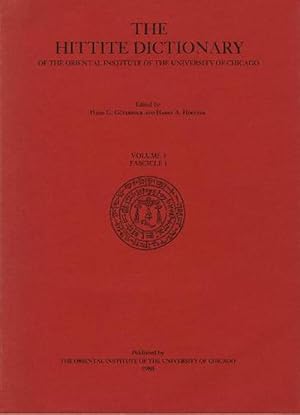 Seller image for Hittite Dictionary of the Oriental Institute of the University of Chicago Volume L-N, fascicle 1 (la- to ma-) (Paperback) for sale by CitiRetail