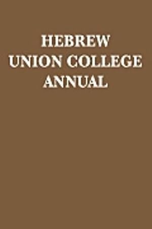 Seller image for Hebrew Union College Annual Volume 52 (Hardcover) for sale by CitiRetail