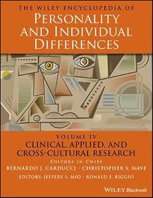 Seller image for The Wiley Encyclopedia of Personality and Individual Differences, Clinical, Applied, and Cross-Cultural Research (Hardcover) for sale by CitiRetail