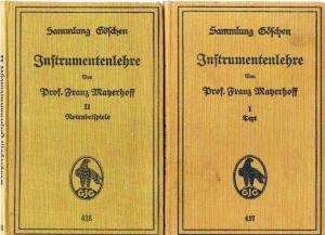 Seller image for Instrumentenlehre. 2 Bde. Text & Notenbeispiele for sale by BuchSigel