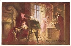 Bild des Verkufers fr Ansichtskarte / Postkarte Mozart, Die Hochzeit des Figaro, Jetzt begreif ich, wie es steht, Noten, Theaterszene - BKWI 893/5 zum Verkauf von akpool GmbH
