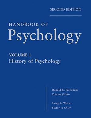 Image du vendeur pour Handbook of Psychology, History of Psychology (Hardcover) mis en vente par AussieBookSeller