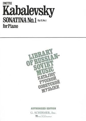Image du vendeur pour Sonatina No. 1, Op. 13 (Paperback) mis en vente par AussieBookSeller