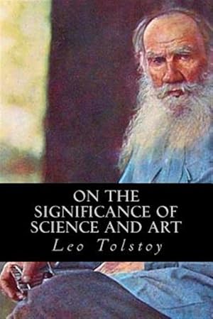 Seller image for On the Significance of Science and Art for sale by GreatBookPrices