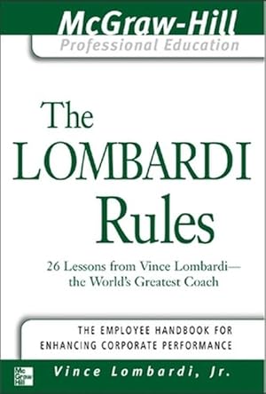 Immagine del venditore per The Lombardi Rules (Spiral) venduto da CitiRetail
