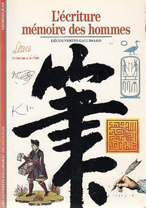 Bild des Verkufers fr L'ECRITURE MEMOIRE DES HOMMES. zum Verkauf von Jacques AUDEBERT