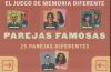 Juego de memoria diferente, parejas famosas