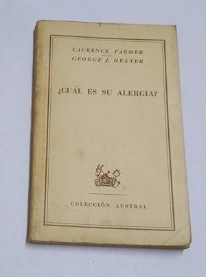 Imagen del vendedor de Cul es su alergia? a la venta por Libros Ambig