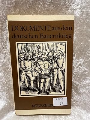 Bild des Verkufers fr Dokumente aus dem deutschen Bauernkrieg. zum Verkauf von Antiquariat Jochen Mohr -Books and Mohr-