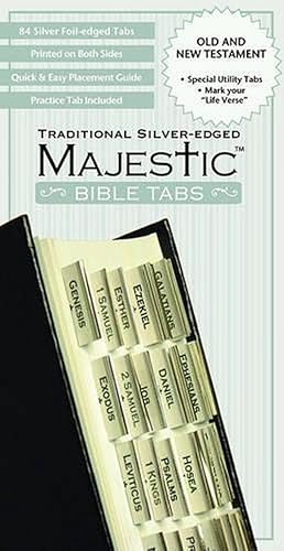Seller image for Majestic Traditional Silver-Edged Bible Tabs (Book & Merchandise) for sale by AussieBookSeller