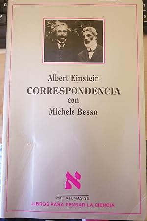 Seller image for CORRESPONDECIA CON MICHELE BESSO. for sale by Libreria Lopez de Araujo