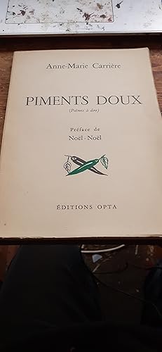 piments doux (poèmes à dire)