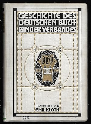 Seller image for Geschichte des deutschen Buchbinderverbandes und seiner Vorlufer. Bearbeitet im Auftrage des Verbandsvorstandes. [2 Bnde.] - (WIDMUNGSEXEMPLAR) for sale by Antiquariat Bibliomania