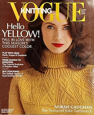 Vogue Knitting Magazine, Vol.36, No.3, Early Fall 2018