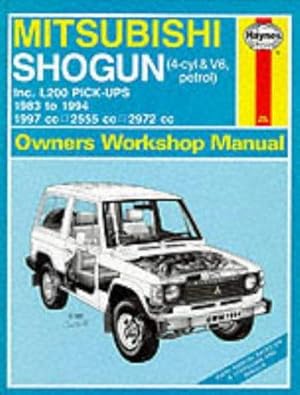 Bild des Verkufers fr Mitsubishi Shogun and L200 Owner's Workshop Manual (Haynes Owners Workshop Manuals) zum Verkauf von WeBuyBooks