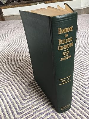 Handbook of Building Construction, Vol. 1