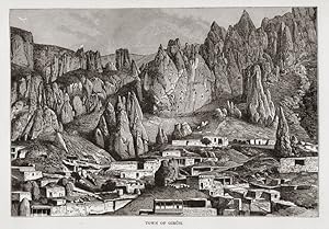 Village of Girusi the Koriss of the Armenians, Village of Pillars,Antique Historical Print