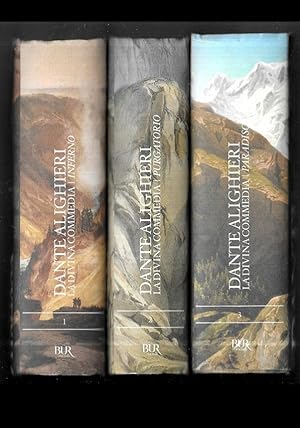 Image du vendeur pour La Divina Commedia Inferno - Purgatorio - Paradiso (3 volumi) mis en vente par Libreria Oltre il Catalogo