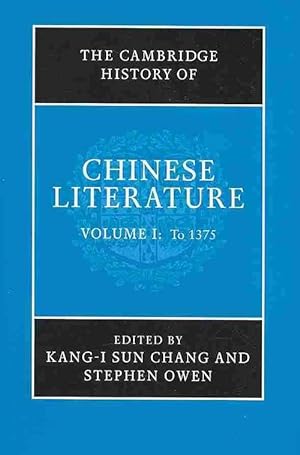 Immagine del venditore per The Cambridge History of Chinese Literature, 2-Volume Set (Hardcover) venduto da CitiRetail