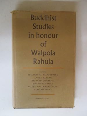 Seller image for Buddhist Studies in Honour of Walpola Rahula for sale by GREENSLEEVES BOOKS