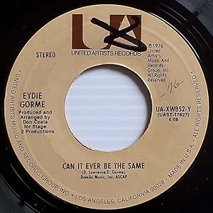 Seller image for What I Did For Love / Can It Ever Be The Same [7" 45 rpm Single] for sale by Kayleighbug Books, IOBA