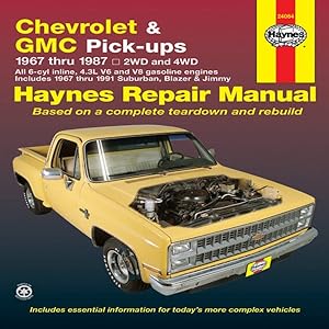 Bild des Verkufers fr Chevrolet & Gmc Pick-Ups Automotive Repair Manual/Chevrolet and Gmc Pick-Ups-1967 Through 1987, Blazer, Jimmy and Suburban-1967 Through 1991/2 and 4 zum Verkauf von GreatBookPrices