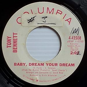 Imagen del vendedor de Baby, Dream Your Dream [7" 45 rpm Promo] a la venta por Kayleighbug Books, IOBA