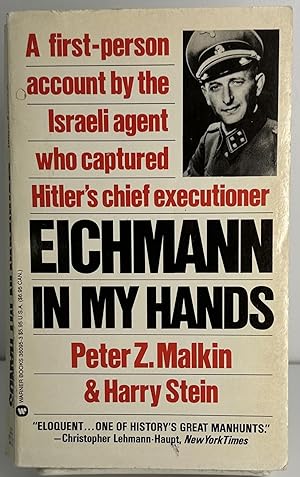 Seller image for Eichmann in My Hands for sale by Books Galore Missouri