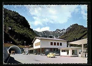 Imagen del vendedor de Ansichtskarte Loiblpass, Grenzbergang sterreich-Jugoslawien, Tankstelle a la venta por Bartko-Reher