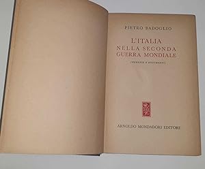 Seller image for L'Italia nella seconda guerra mondiale (Memorie e documenti) for sale by librisaggi