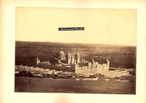 EL ESCORIAL. 49. Vista del monasterio desde la presa. Originalphotographie. J. Lauret y Cia Madri...