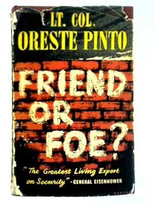 Imagen del vendedor de Friend or Foe? a la venta por World of Rare Books