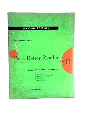 Seller image for Be A Better Reader Book III for sale by World of Rare Books