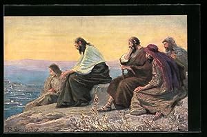 Bild des Verkufers fr Ansichtskarte Jesus weint ber Jerusalem zum Verkauf von Bartko-Reher