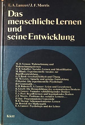Seller image for Das menschliche Lernen und seine Entwicklung. Entwicklung und Lernen; Teil: 2. for sale by books4less (Versandantiquariat Petra Gros GmbH & Co. KG)