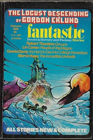 Image du vendeur pour FANTASTIC Stories: February, Feb. 1976 ("The Incredible Umbrella") mis en vente par Books from the Crypt