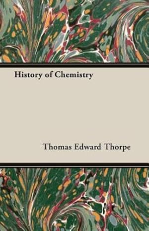 Bild des Verkufers fr History of Chemistry [Soft Cover ] zum Verkauf von booksXpress