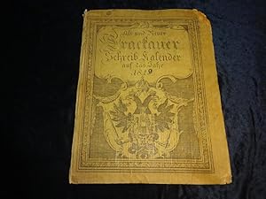 Alt- und neuer Crackauer verbesserter und auf Wien berechneter Schreib-Kalender auf das Jahr 1819...