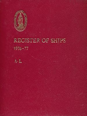 Seller image for Register of Ships. 1976-77. 2 volume set for sale by Barter Books Ltd
