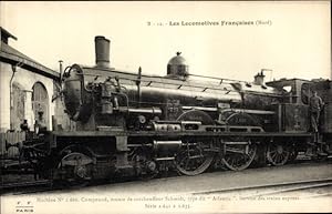 Immagine del venditore per Ansichtskarte / Postkarte Les Locomotives Francaises, Franzsische Eisenbahn, Nord, Dampflok, Tender 2.666 venduto da akpool GmbH