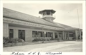 Foto Ansichtskarte / Postkarte Flughafen, Stations gebouw, Vliegfeld