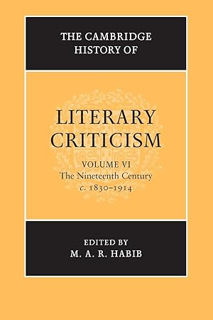 Seller image for The Cambridge History of Literary Criticism for sale by moluna