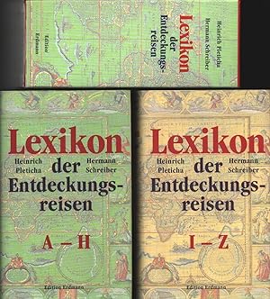 Bild des Verkufers fr Lexikon der Entdeckungsreisen. 2 Bde. (= komplett). zum Verkauf von Antiquariat Reinhold Pabel