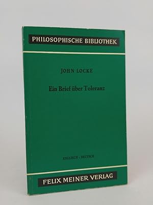 Bild des Verkufers fr Ein Brief ber Toleranz / Englisch - Deutsch Engl.-Dt zum Verkauf von ANTIQUARIAT Franke BRUDDENBOOKS